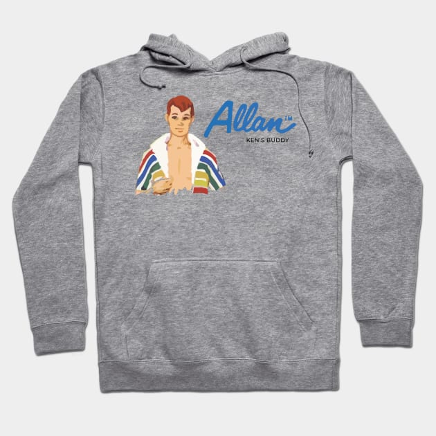 allan doll art Hoodie by Venus Print